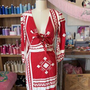 Caroline Constas Midi Dress